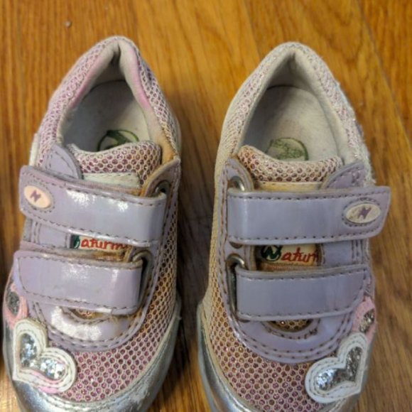 LOT 6 GIRLS BABY TODDLER SHOES LEATHER STRIDE RITE GEOX NATURINO OSH KOSH SZ 4 5 - Picture 5 of 8